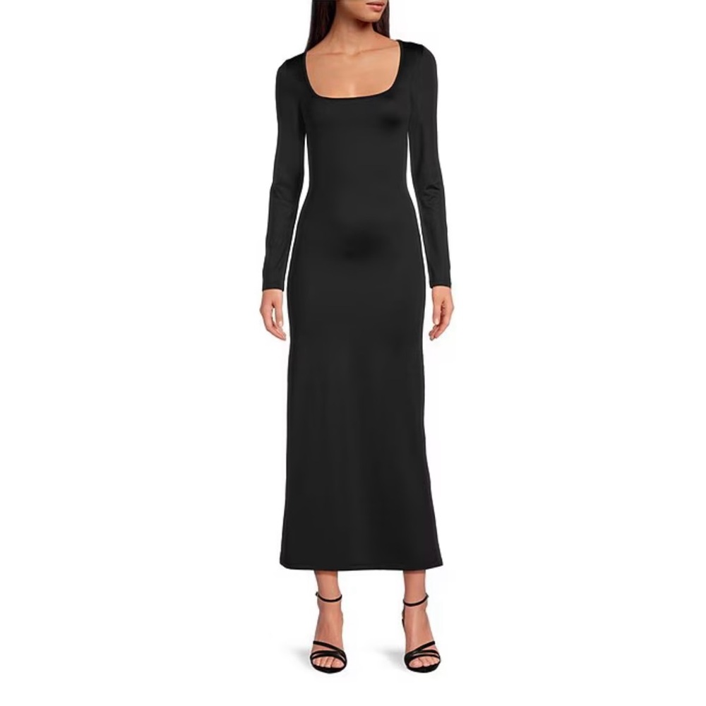 Gianni Bini Black Long Sleeve Dress